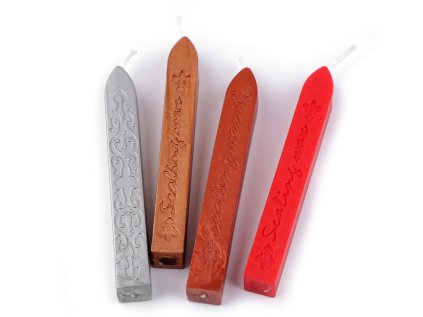 Pečetní vosk 3 ks (Varianta 1 stříbrná, Balení 3 ks)