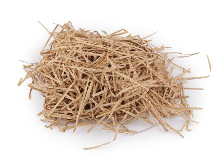 Papírová výplň sláma / rafie 33 g (Varianta 2 hnědá přírodní, Balení 1 sáček)