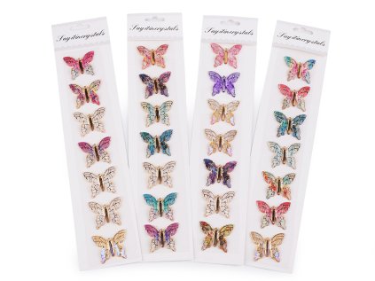 Samolepicí motýli (Varianta mix náhodný, Balení 1 karta)