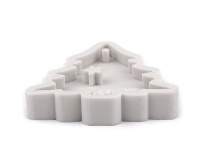 Silikonová forma stromeček (Varianta šedá nejsvětlejší, Balení 1 ks)