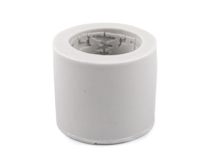 Silikonová forma na výrobu vánočních svíček (Varianta šedá nejsvětlější, Balení 1 ks)