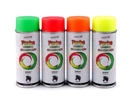 Akrylová barva fluorescenční ve spreji 400 ml (Varianta 1 (72) žlutá neon, Balení 1 ks)