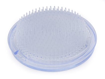 Aranžovací napichovací ježek Ø7,5 cm se silikonovou podložkou (Varianta transparent, Balení 1 ks)