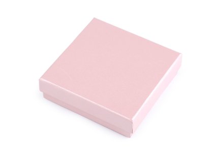Krabička na šperky 11x11 cm (Varianta 1 pudrová perleť, Balení 1 ks)