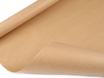 Balicí papír přírodní lesklý 0,78x2 m (Varianta hnědá přírodní, Balení 1 ks)