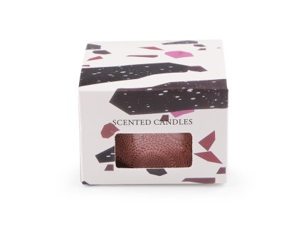 Vonná svíčka ve skle 70 g (Varianta 1 pudrová, Balení 1 ks)