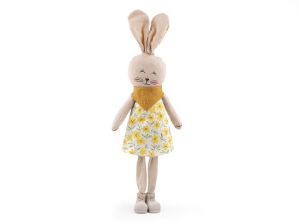 Dekorace zajíc hand made (Varianta režná světlá, Balení 1 ks)