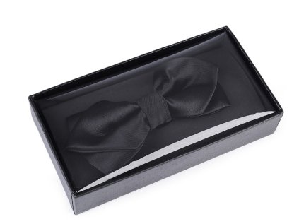 Saténový motýlek jednobarevný (Varianta 2 červená, Balení 1 ks)