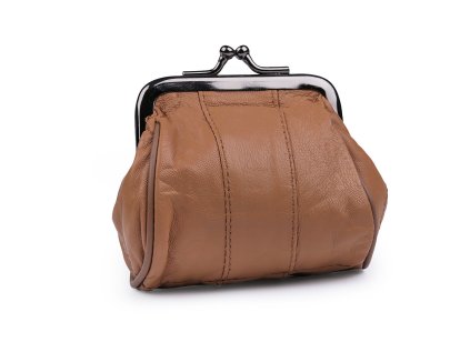 Malá peněženka / mincovka kožená (Varianta 4 černá, Balení 1 ks)