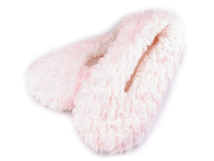 Dámské zimní balerínky s protiskluzem (Varianta 3 (vel. 35-38) modrá světlá, Balení 1 pár)