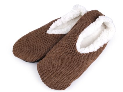 Pánská zimní domácí obuv s protiskluzem (Varianta 18 (vel.  39-42) černá, Balení 1 pár)