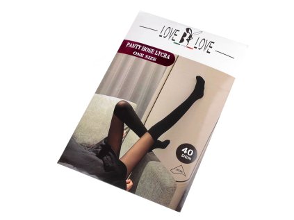 Dámské punčocháče různě zdobené (Varianta 7 černá mašle, Balení 1 ks)