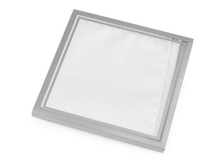 Saténový kapesníček do saka v krabičce (Varianta 1 bílá, Balení 1 ks)
