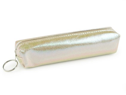 Pouzdro / penál holografický 18x4 cm (Varianta 1 zlatá sv., Balení 1 ks)