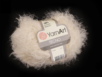Pletací příze Tecno 50 g (Varianta 1 (01) bílá, Balení 1 ks)