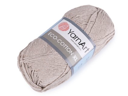 Pletací příze Eco - cotton XL 200 g (Varianta 1 (760) bílá, Balení 1 ks)