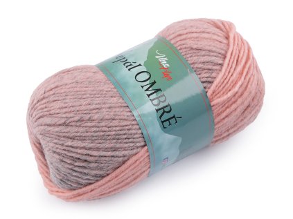 Pletací příze Nepál ombré 100 g (Varianta 4 (7405) červená, Balení 1 ks)
