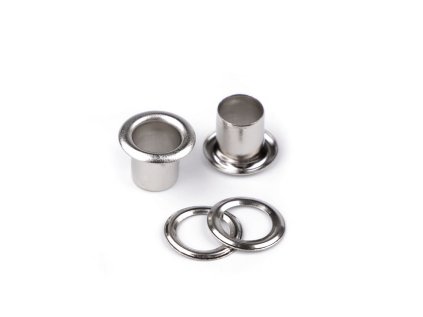 Průchodky s podložkou vnitřní Ø6 mm / vnější Ø11 mm (Varianta 2 staromosaz, Balení 20 pár)