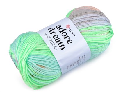 Pletací příze Adore Dream 100 g (Varianta 2 (1051) pudrová, Balení 1 ks)