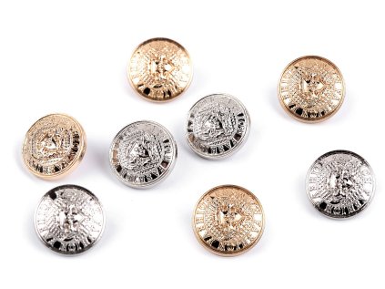 Kovový knoflík velikost 24" (Varianta 1 nikl, Balení 5 ks)