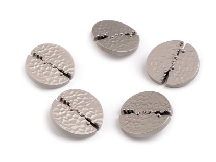 Kovový knoflík velikost 44" (Varianta 1 nikl, Balení 5 ks)
