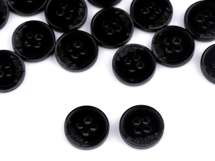 Knoflík oblekový velikost 24", 28", 32", 36", 40" (Varianta 1 (24") černá, Balení 20 ks)