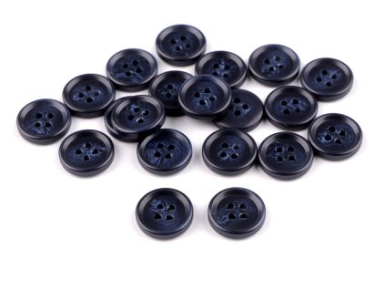 Knoflík oblekový velikost 24", 28", 32", 36", 40" (Varianta 1 (24") modrá tmavá, Balení 20 ks)