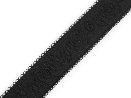 Pruženka ramínková růžičky šíře 20 mm (Varianta 1 bílá, Balení 10 m)