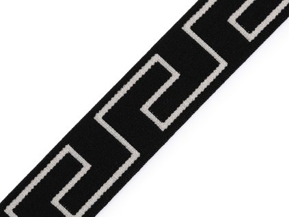 Pruženka měkká šíře 30 mm (Varianta černá, Balení 1 m)