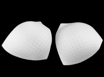 Výztuž do plavek s perforací velikost 48 (Varianta 1 bílá, Balení 1 pár)