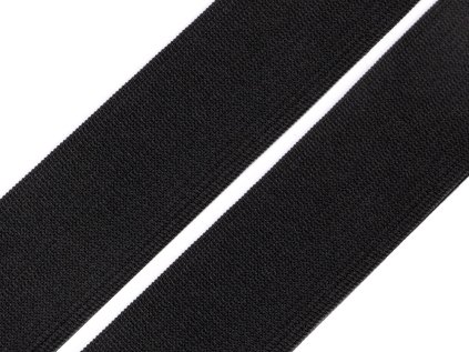 Pruženka tkaná šíře 30 mm (Varianta 2 černá, Balení 1 m)