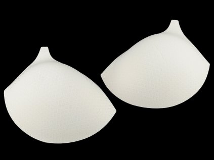Košíčky do plavek / korzetů s perforací soft velikost 38 (Varianta Off White, Balení 1 pár)