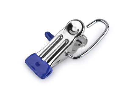 Háček kovový na zboží s klipem (Varianta stříbrná, Balení 5 ks)