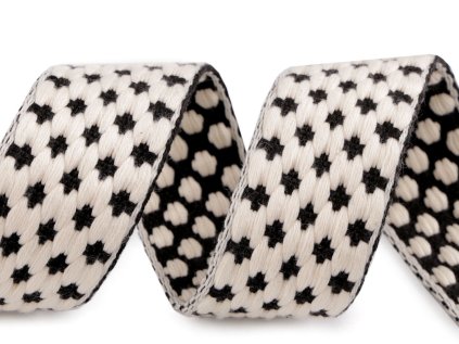 Popruh s 3D efektem šíře 38 mm (Varianta 1 béžová, Balení 1 m)