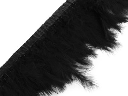 Prýmek - krocaní peří šíře 9-12 cm (Varianta 1 Off White, Balení 2 m)