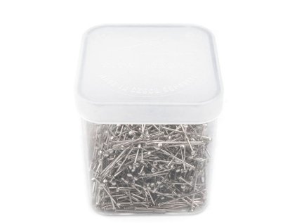 Celokovové špendlíky délka 18 mm (Varianta nikl, Balení 1 krab.)