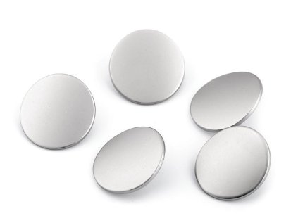 Kovový knoflík velikost 32" (Varianta 3 (32") nikl černý, Balení 5 ks)