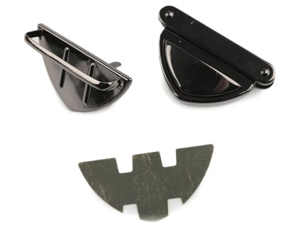 Sada zapínání na tašku 35x52 mm (Varianta 1 nikl, Balení 1 sada)