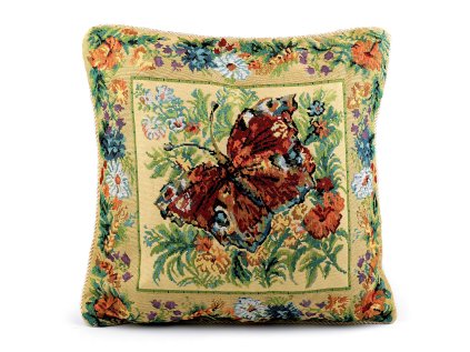 Gobelínový povlak na polštář slunečnice 45x45 cm (Varianta 1 červená, Balení 1 ks)