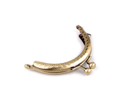 Rámeček na výrobu peněženky našívací 8x8,5 cm (Varianta zlatá starozlatá, Balení 1 ks)