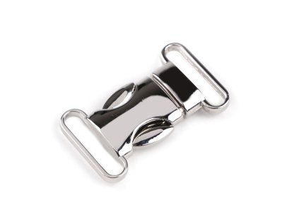 Spona celokovová trojzubec šíře 20 mm (Varianta nikl, Balení 1 pár)