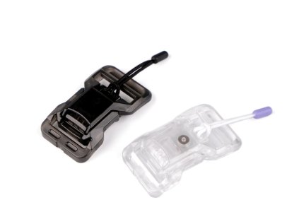 Magnetická plastová spona šíře 20 mm (Varianta 1 transparent, Balení 1 pár)