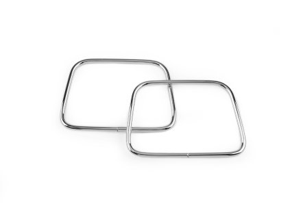 Kovová ucha na tašky 8x11 cm (Varianta 1 nikl, Balení 2 ks)