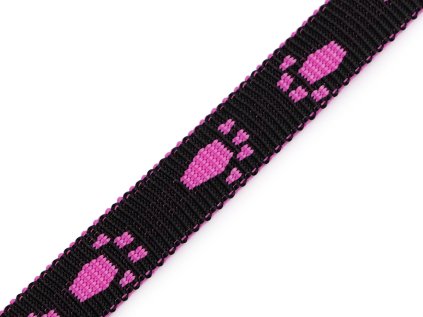 Popruh polypropylenový na vodítko / obojek šíře 15 mm (Varianta 1 růžová, Balení 1 m)