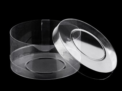 Plastová krabička / dóza Ø98 mm (Varianta transparent, Balení 1 ks)