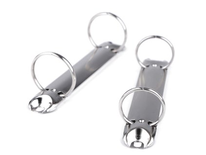 Kroužková mechanika 2 kroužky (Varianta 2 (2,5 cm). nikl, Balení 1 ks)