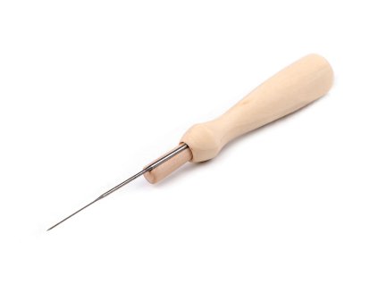 Jehla na plstění s dřevěnou rukojetí (Varianta přírodní sv., Balení 1 ks)