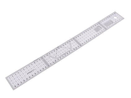 Pravítko ohebné 5x50 cm (Varianta 1 (50 cm) transparent, Balení 1 ks)