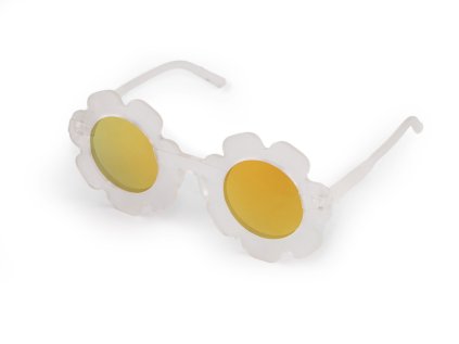 Párty / karnevalové brýle květy - dětské (Varianta 3 žlutá žlutá, Balení 1 ks)