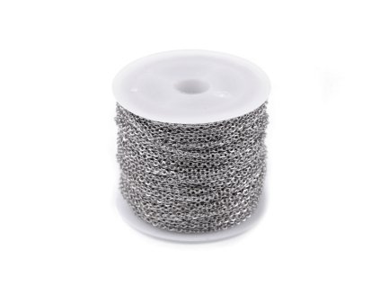 Řetízek z nerezové oceli 1,2 a 1,5 mm metráž